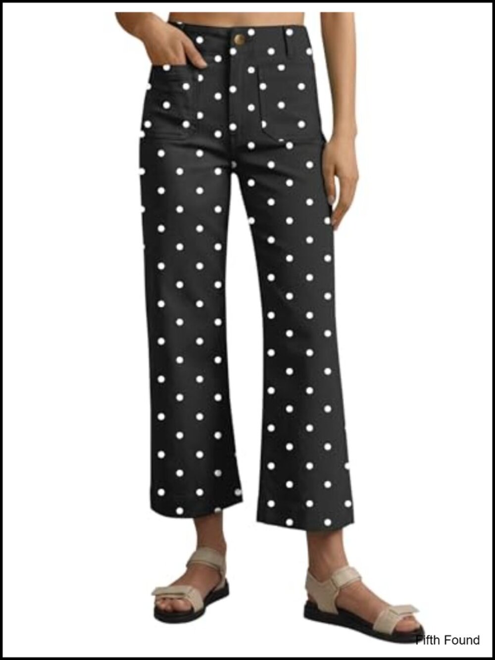 LOMON Womens High Waisted Cropped Striped Jeans Stretch Straight Denim Pants